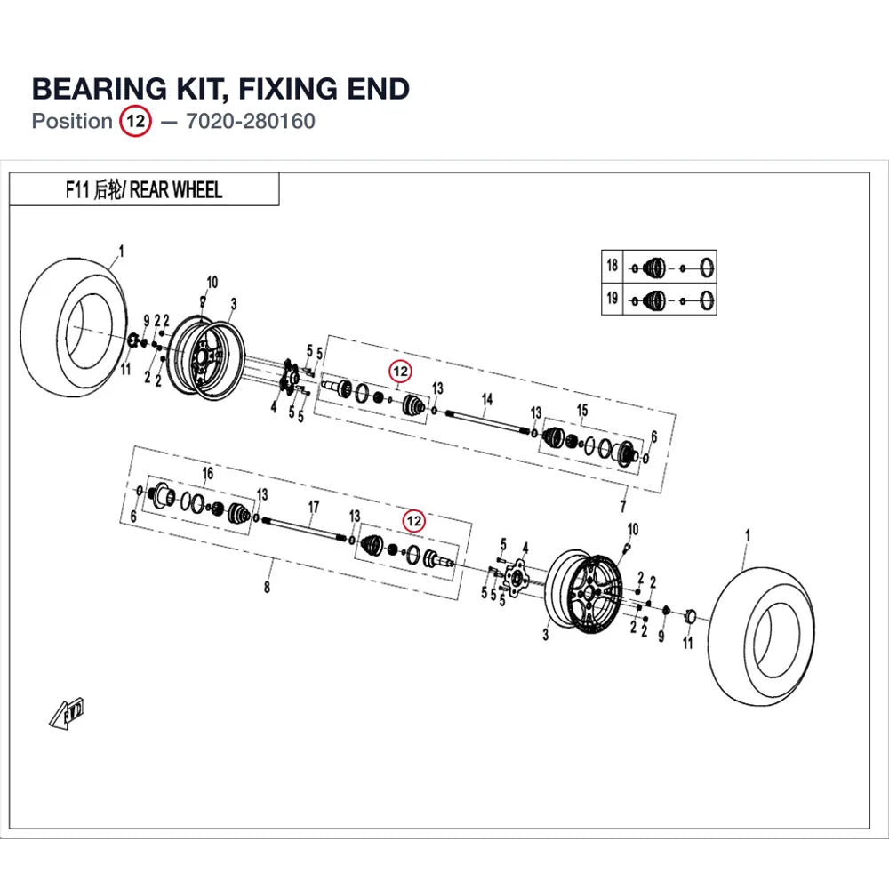 BEARING KIT, FIXING END product image