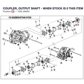 COUPLER, OUTPUT SHAFT - WHEN STOCK IS 0 THIS ITEM IS NO LONGER AVAILABLE product image