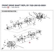 FRONT DRIVE SHAFT REPL BY 7020-290100-00001 product image