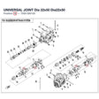 UNIVERSAL JOINT Dia 22x50 product image