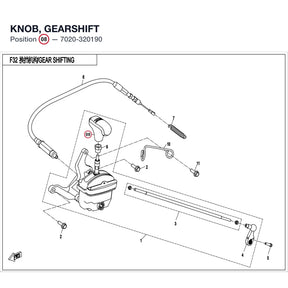 KNOB, GEARSHIFT product image