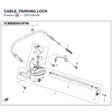 CABLE, PARKING LOCK product image