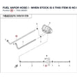 FUEL VAPOR HOSE I - WHEN STOCK IS 0 THIS ITEM IS NO LONGER AVAILABLE product image