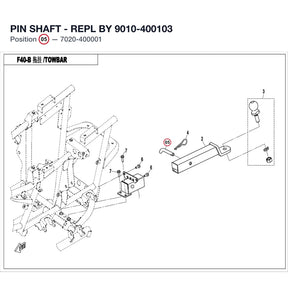 PIN SHAFT - REPL BY 9010-400103 product image