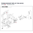 TOWING BRACKET REPL BY 7020-402100 product image