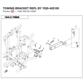 TOWING BRACKET REPL BY 7020-402100 product image