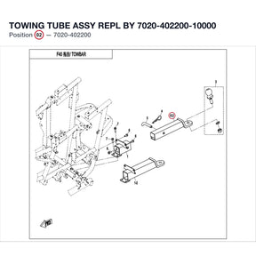TOWING TUBE ASSY REPL BY 7020-402200-10000 product image