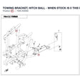 TOWING BRACKET, HITCH BALL - WHEN STOCK IS 0 THIS ITEM IS NO LONGER AVAILABLE product image