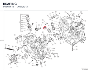 BEARING 70240131A diagram position