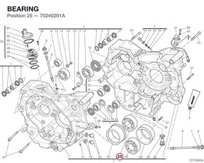 BEARING 70240201A diagram position