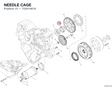 NEEDLE CAGE 70241461A diagram position