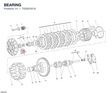 BEARING 70250161A diagram position