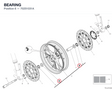 BEARING 70251031A diagram position