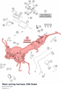Diagram preview: Main wiring harness 390 Duke (94311075000)