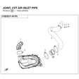 JOINT, CVT AIR INLET PIPE product image