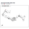 AIR OUTLET PIPE JOINT, FAN product image