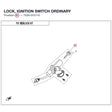 LOCK, IGNITION SWITCH product image