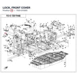 LOCK, FRONT COVER product image
