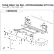 FIXING CABLE, TAIL BOX - INTERCHANGEABLE WITH  7030-010500 product image