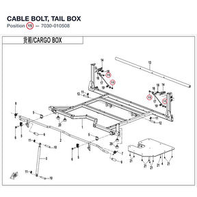 CABLE BOLT, TAIL BOX product image