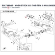 BOLT M8x65 - WHEN STOCK IS 0 THIS ITEM IS NO LONGER AVAILABLE product image