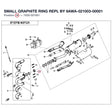 SMALL GRAPHITE RING REPL BY 9AWA-021003-00001 product image