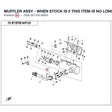 MUFFLER ASSY - WHEN STOCK IS 0 THIS ITEM IS NO LONGER AVAILABLE product image