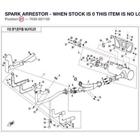 SPARK ARRESTOR - WHEN STOCK IS 0 THIS ITEM IS NO LONGER AVAILABLE product image