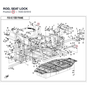 ROD, SEAT LOCK product image
