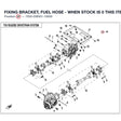 FIXING BRACKET, FUEL HOSE - WHEN STOCK IS 0 THIS ITEM IS NO LONGER AVAILABLE product image
