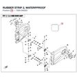 RUBBER STRIP 2, WATERPPROOF product image