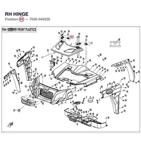 RH HINGE product image