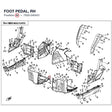 FOOT PEDAL, RH product image
