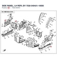 SIDE PANEL, LH REPL BY 7030-040431-10000 product image