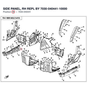 SIDE PANEL, RH REPL BY 7030-040441-10000 product image