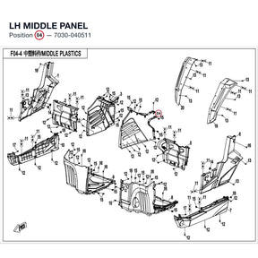 LH MIDDLE PANEL product image