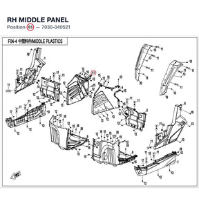 RH MIDDLE PANEL product image