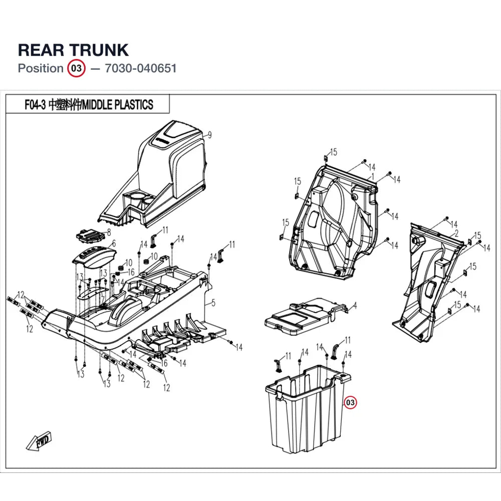 REAR TRUNK product image