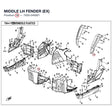 MIDDLE LH FENDER (EX) product image