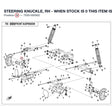 STEERING KNUCKLE, RH - WHEN STOCK IS 0 THIS ITEM IS NO LONGER AVAILABLE product image