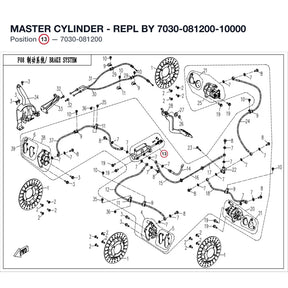 MASTER CYLINDER - REPL BY 7030-081200-10000 product image