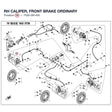 RH CALIPER, FRONT BRAKE product image