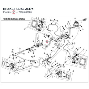 BRAKE PEDAL ASSY product image