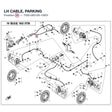 LH CABLE, PARKING product image