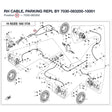 RH CABLE, PARKING REPL BY 7030-083200-10001 product image