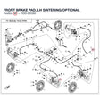 FRONT BRAKE PAD, LH product image