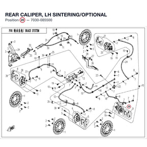 REAR CALIPER, LH product image