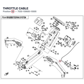 THROTTLE CABLE product image