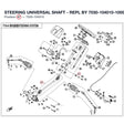 STEERING UNIVERSAL SHAFT - REPL BY 7030-104010-10000 product image