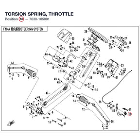 TORSION SPRING, THROTTLE product image